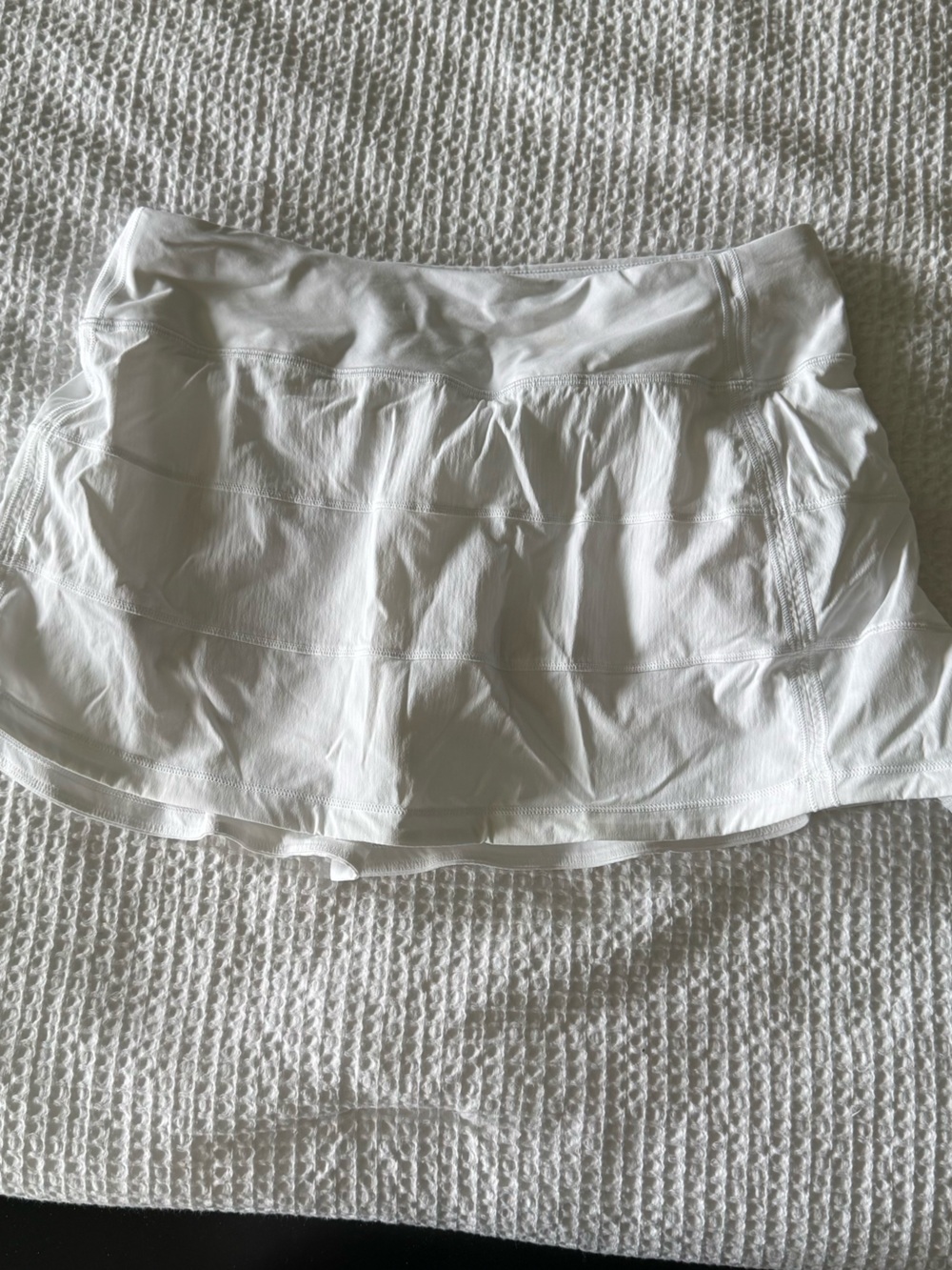 Lululemon White Women's Active Skort - Lightweight Athletic Shorts